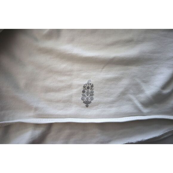 Free People Movement Women's Sz S/M Ivory Oversized Sleeveless Tee Shirt - Picture 7 of 9